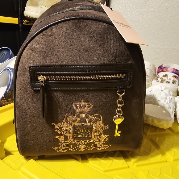 🤎 Juicy Couture "Juicy For All" Heritage Core Mini 🍫Backpack & Wallet Set - Picture 14 of 16